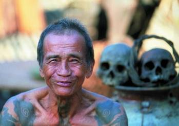 Iban, The Head Hunter, Sarawak